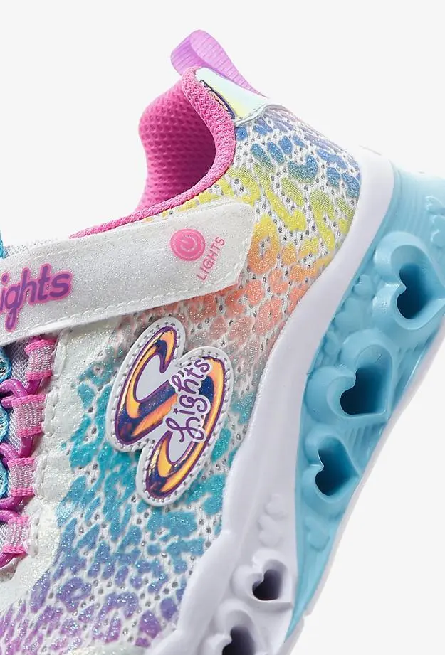 Skechers Flutter Heart Lights-Loves Wi Çocuk Beyaz Spor Ayakkabı