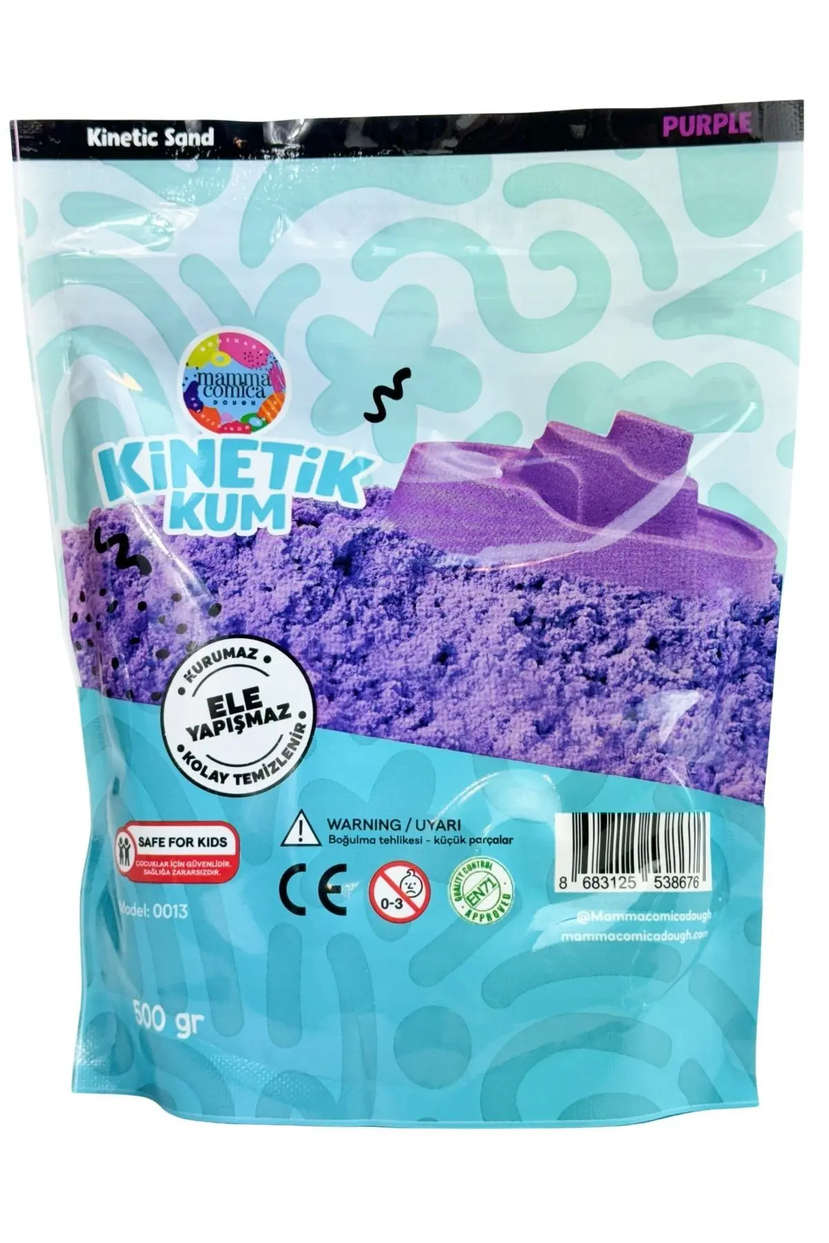 Mammacomica Dough Mor Kinetik Kum - 500 gr