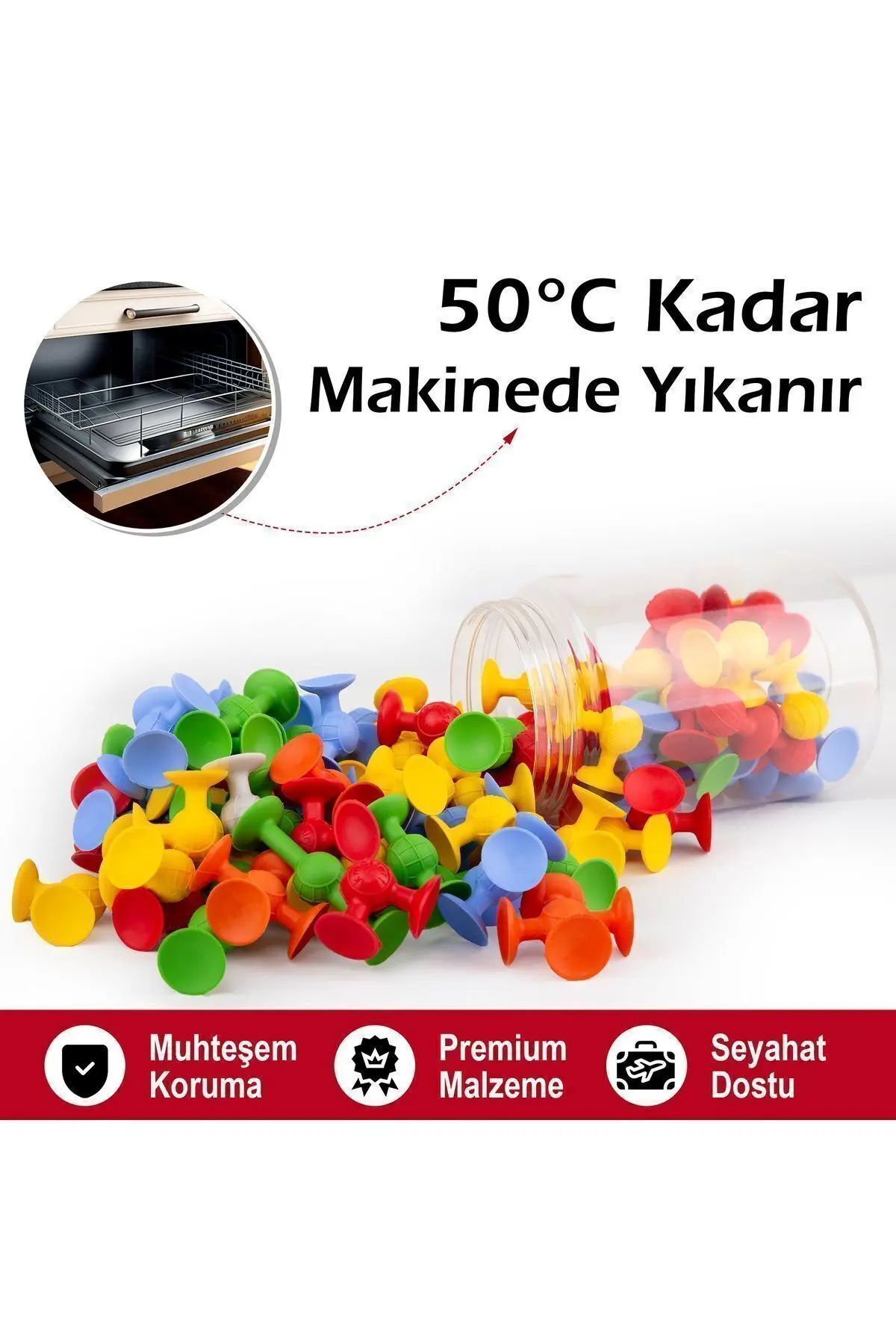 Vakum Molekül 25 Parça Yapı Taşları Fidget Duyusal Eğitici Oyuncak