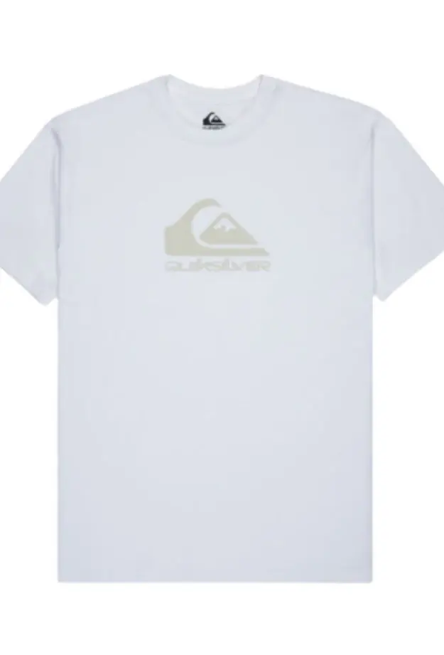 Quiksilver Quiksilver Ev Comp Logo Erkek Beyaz Tişört