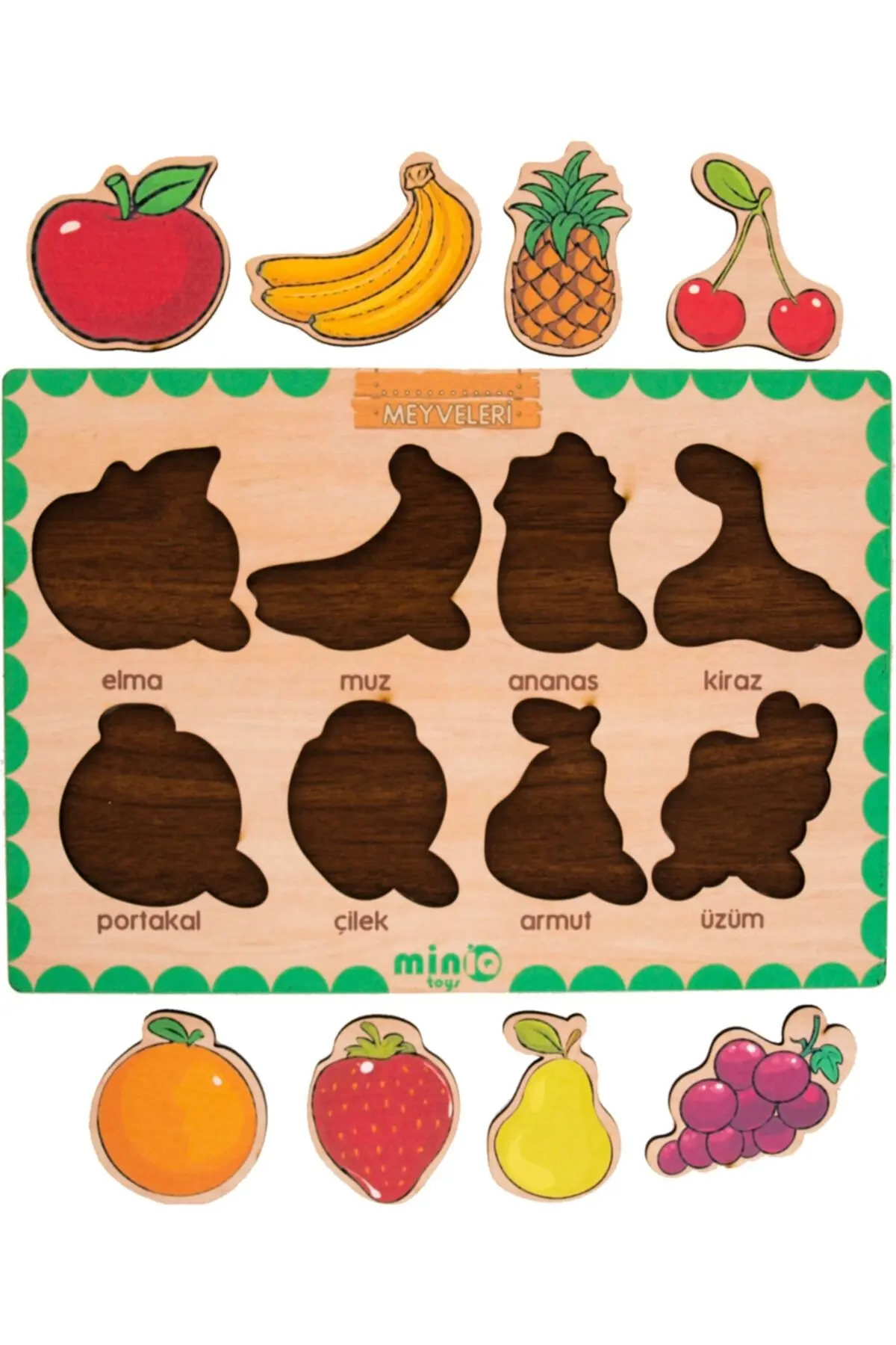 Ahşap Türkçe 6’lı Mega Set Eğitici Öğretici Yapboz