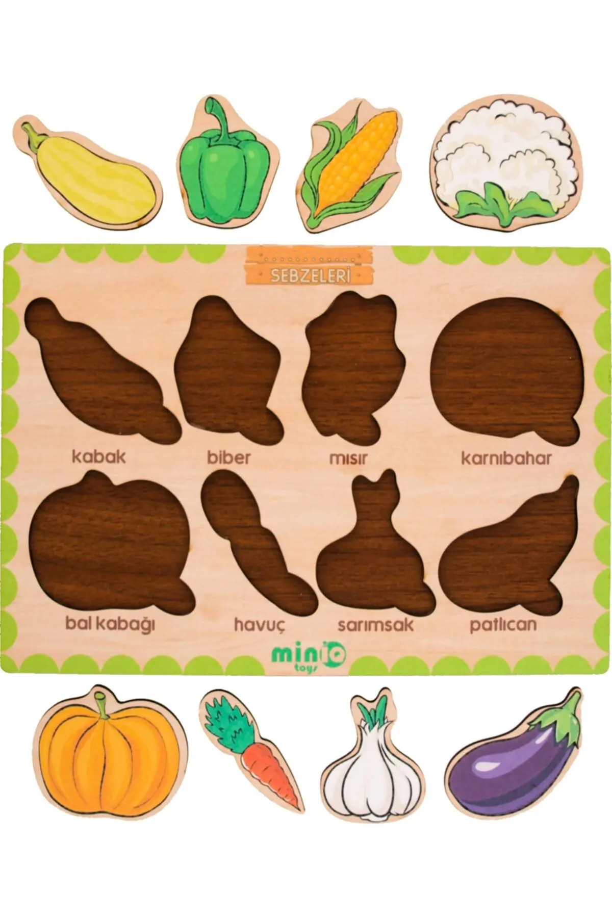 Ahşap Türkçe 6’lı Mega Set Eğitici Öğretici Yapboz