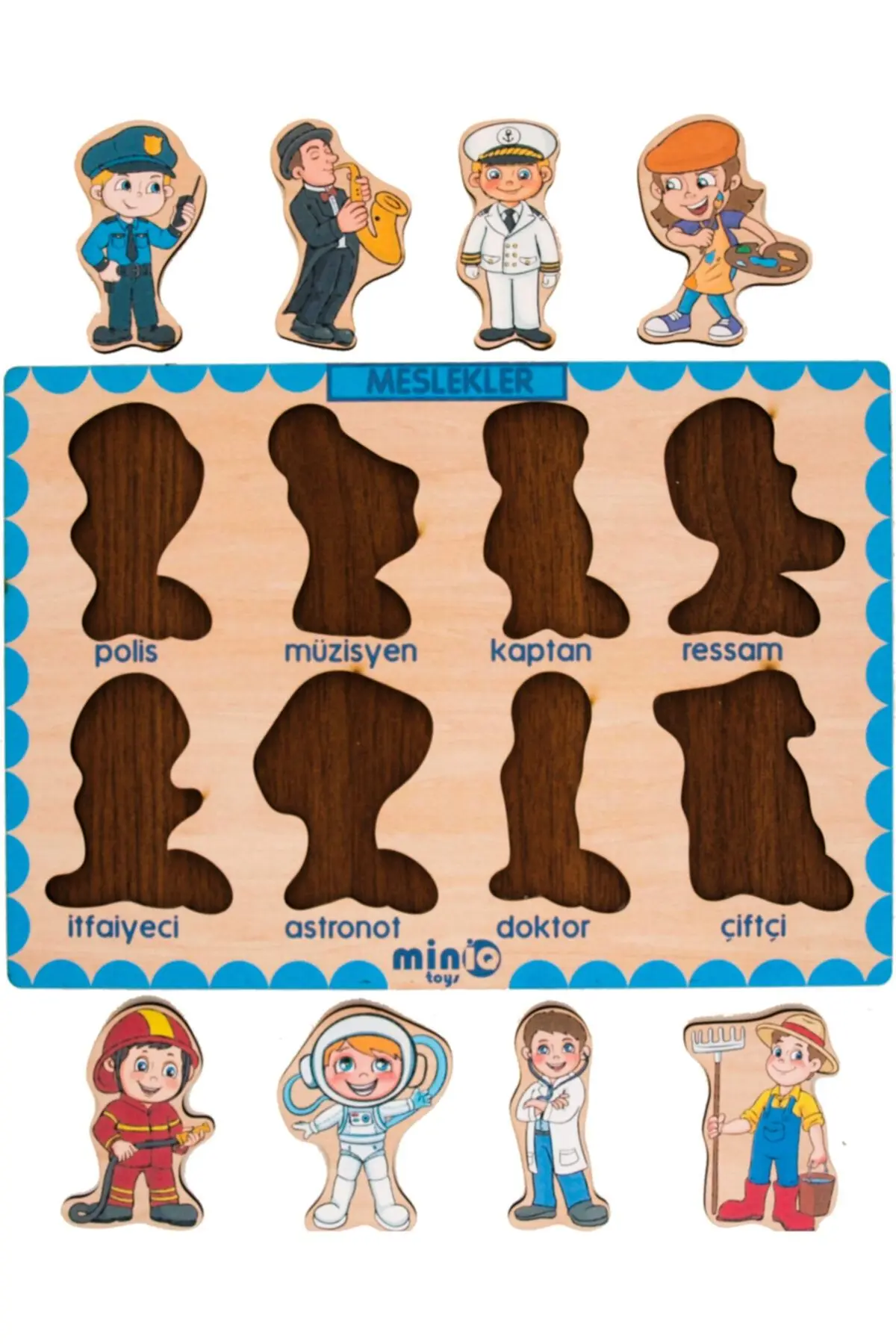 Ahşap Türkçe 6’lı Mega Set Eğitici Öğretici Yapboz