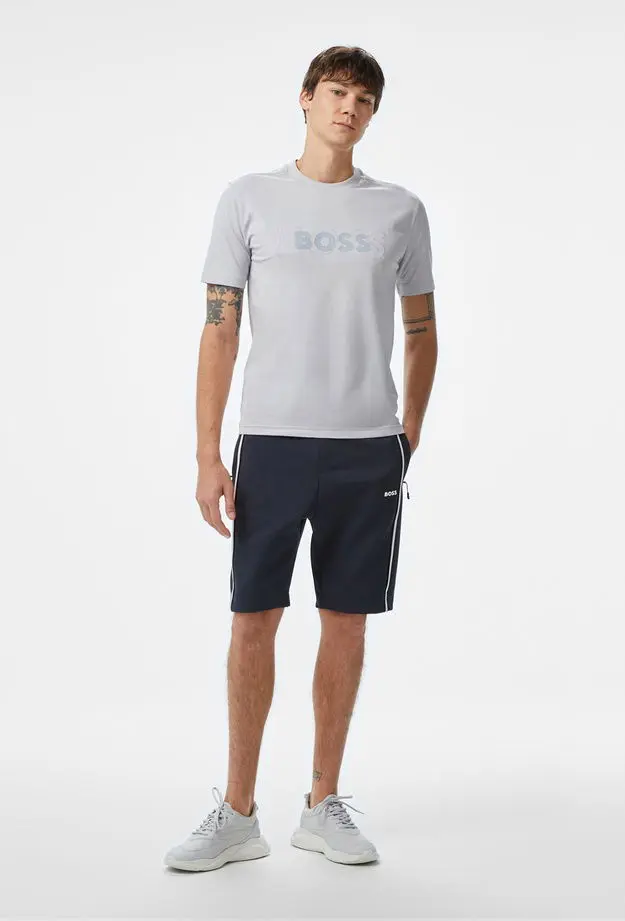 Boss Erkek Gri T-Shirt