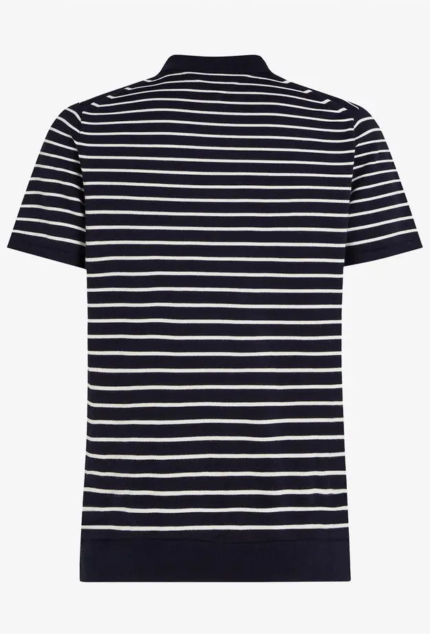 Tommy Hilfiger Regular Fit Cotton Knitted Erkek Lacivert Polo