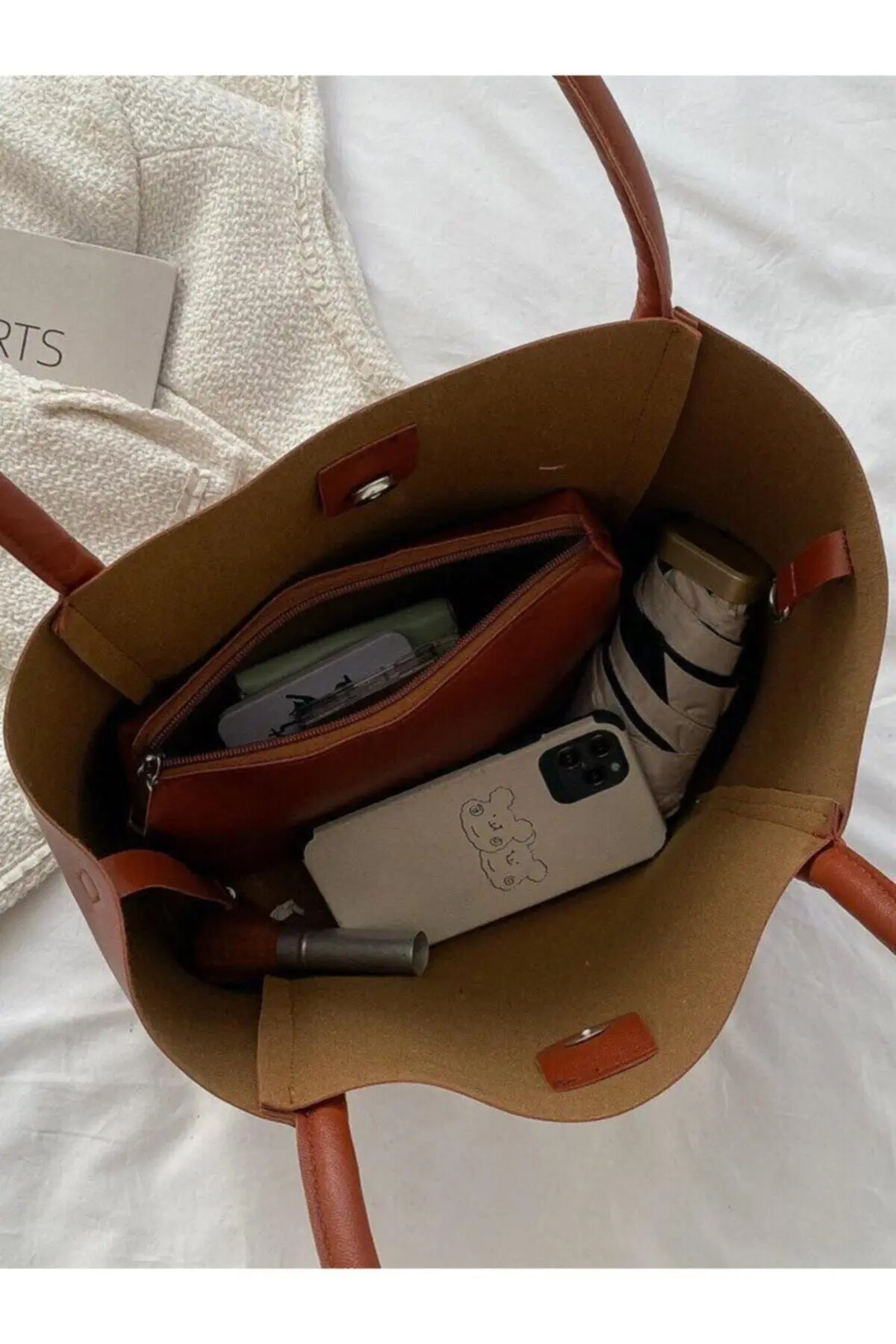 Taba Yavrulu Omuz Çantası