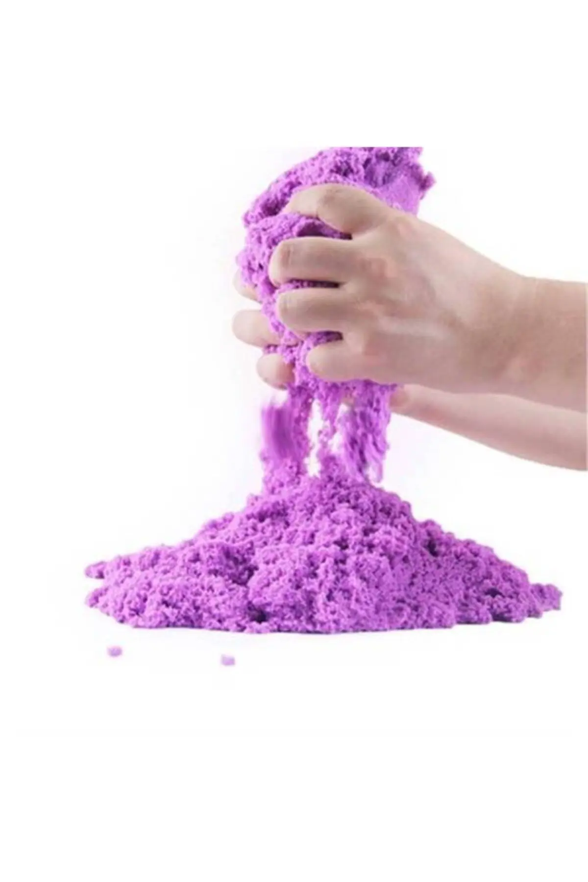 Kinetik Oyun Kumu 4 Renk 2 Kg Ve 6 Adet Kum Kalıbı(sihirli Kum,terapi Kumu)
