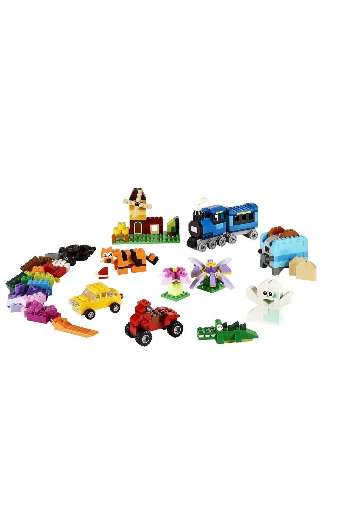 ® Classic Orta Boy Yaratıcı Parçalar Yapım Kutusu 10696 - Çocuklar için Yapım Seti (484 Parça)