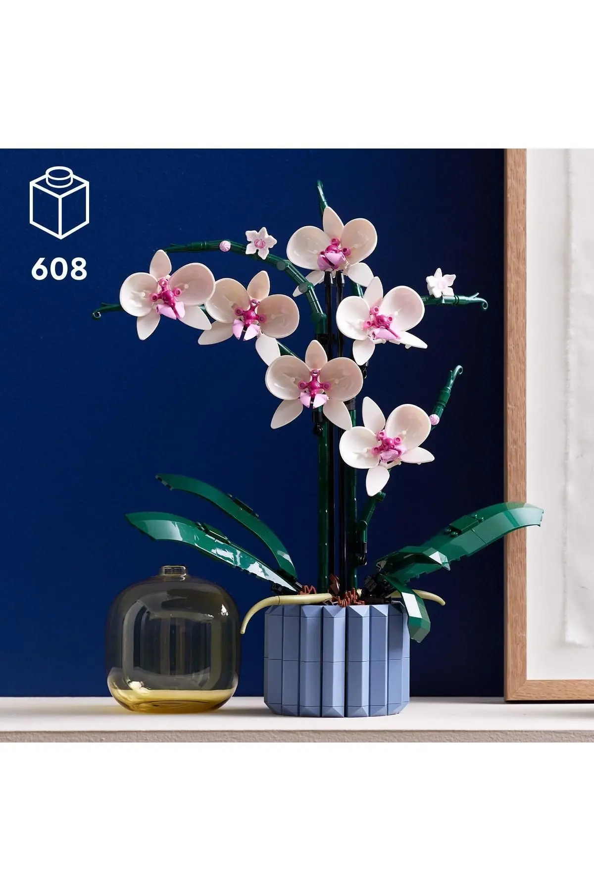 ® ICONS Orkide 10311 - Yetişkinler İçin Koleksiyonluk Dekoratif Yapım Seti (608 Parça)