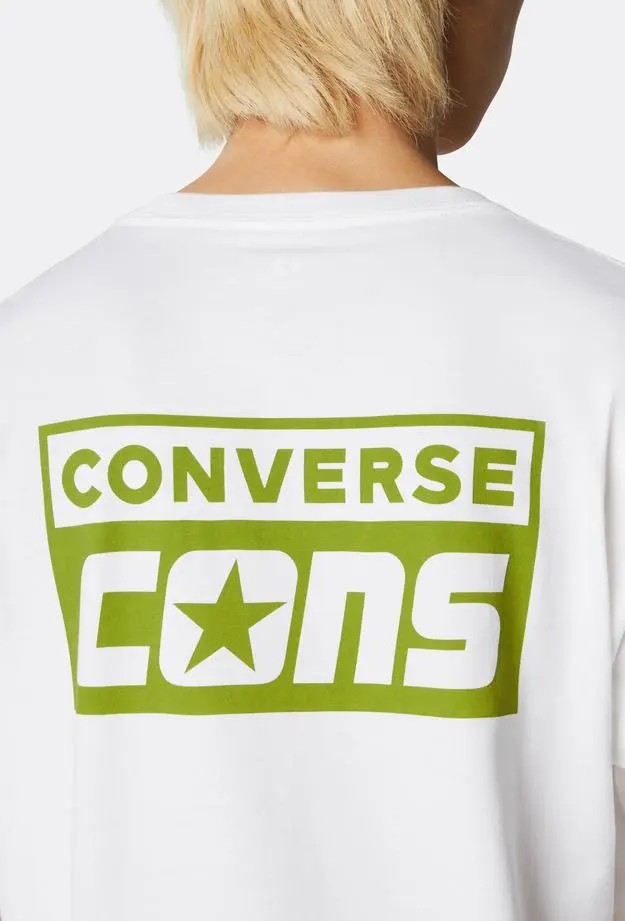 Converse Cons Graphic Erkek Beyaz T-Shirt