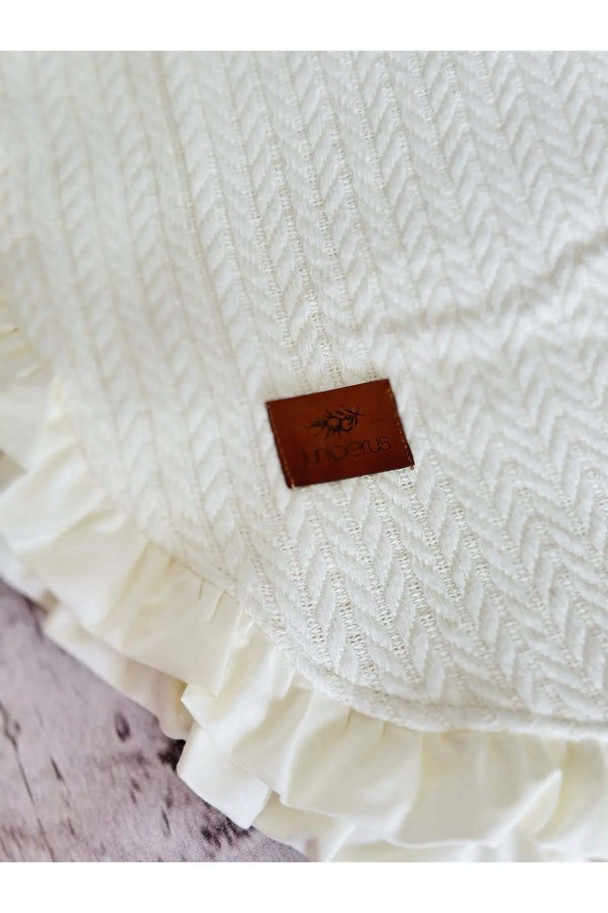 Fırfırlı 2'li Bebek Puset Örtüsü Puset Minderi Ortopedik Bel Destekli