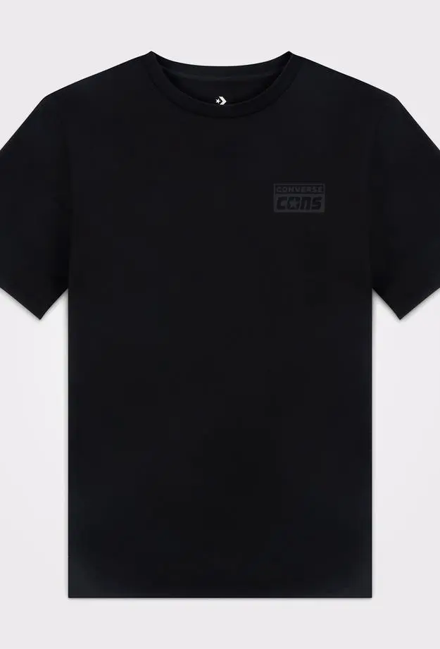 Converse CONS Grafik Erkek Siyah T-Shirt
