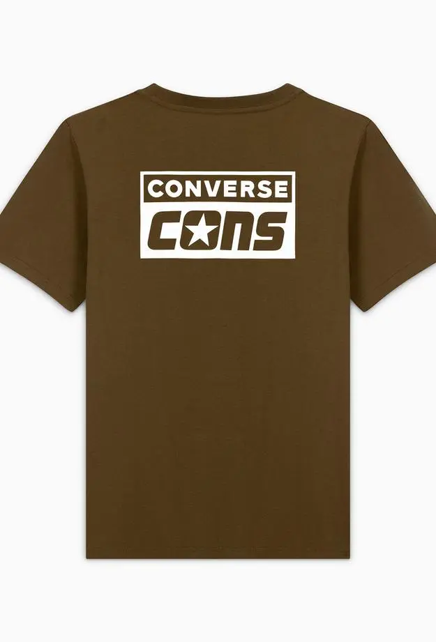 Converse Erkek Grafik Baskılı Yeşil T-Shirt