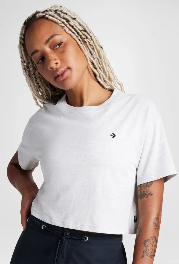 Converse Converse Kadın Gri T-Shirt