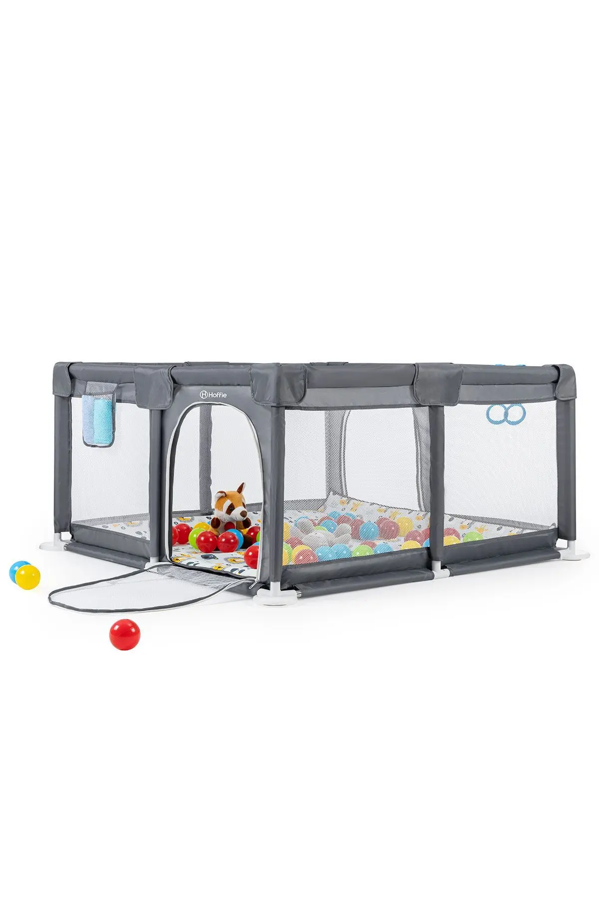 Original Playard Plus Güvenli Bebek Ve Çocuk Oyun Alanı Oyun Parkı 120x120 Oyun Matı Ve Topları