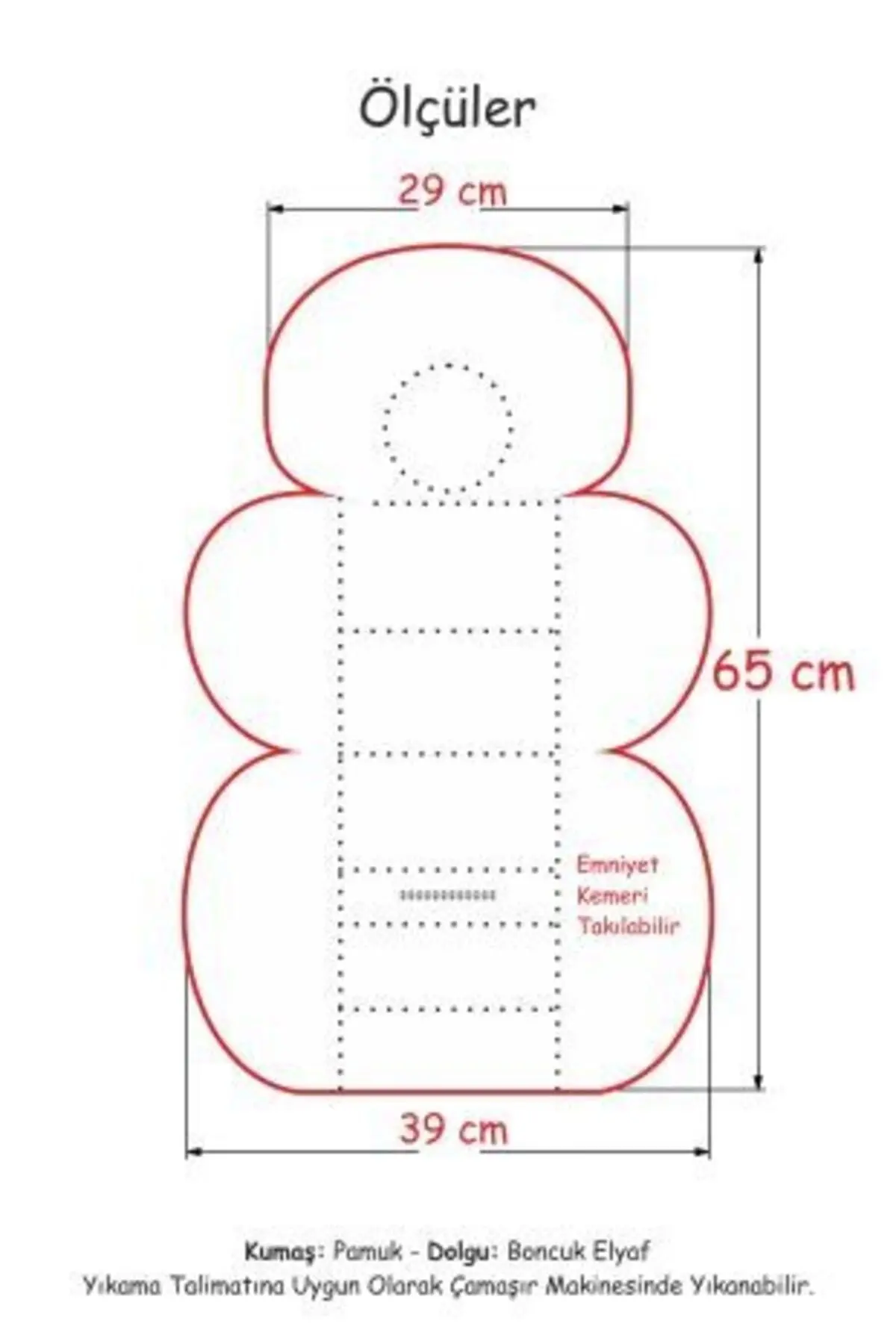 2 PARÇA - Bel Destekli Puset Minderi, Puset Çarşafı, Pamuk Kumaş