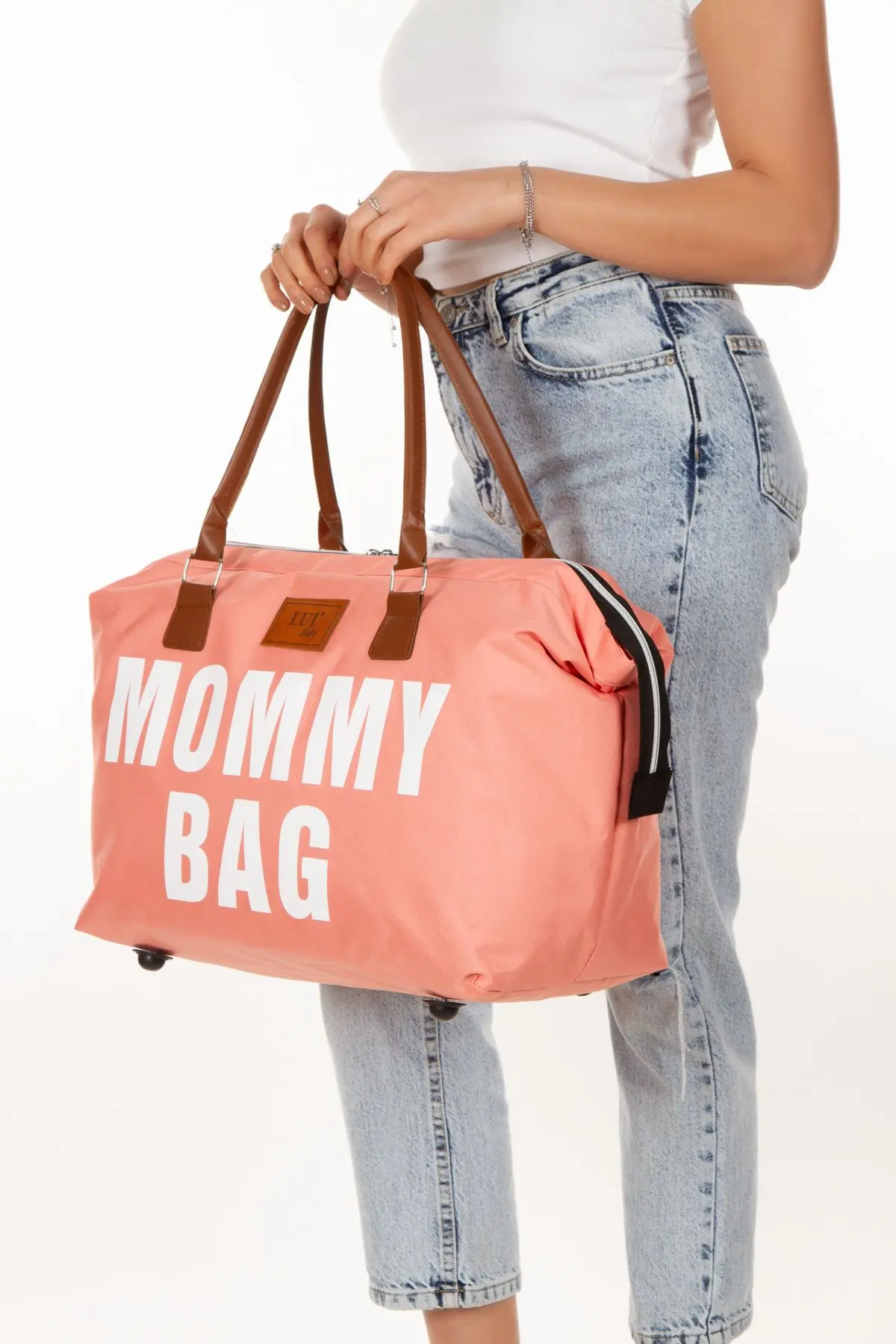 Mommy Bag Anne Bebek Bakım Çantası Termal Biberonlu