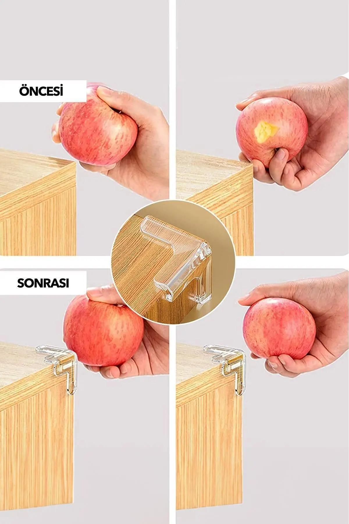 Bebek Çocuk Köşe Koruması Cam Masa Mermer Sehpa Mobilya Için Köşelik Şeffaf Kenar Koruyucu Modelleri