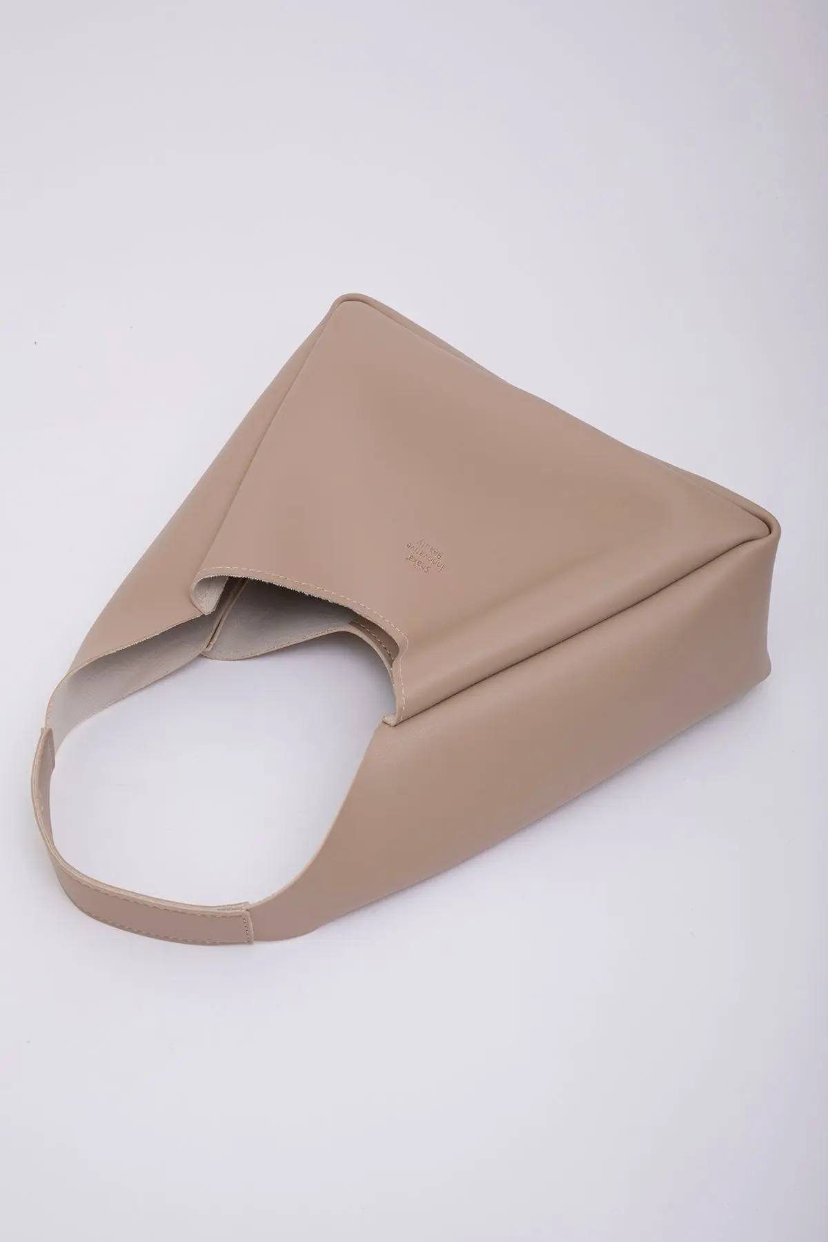 Vizon Shk19 Çıtçıt Kapatmalı Suni Deri Fermuarlı Makyaj Çantalı El Ve Omuz Çantası E:33 U:15 G:10 Cm