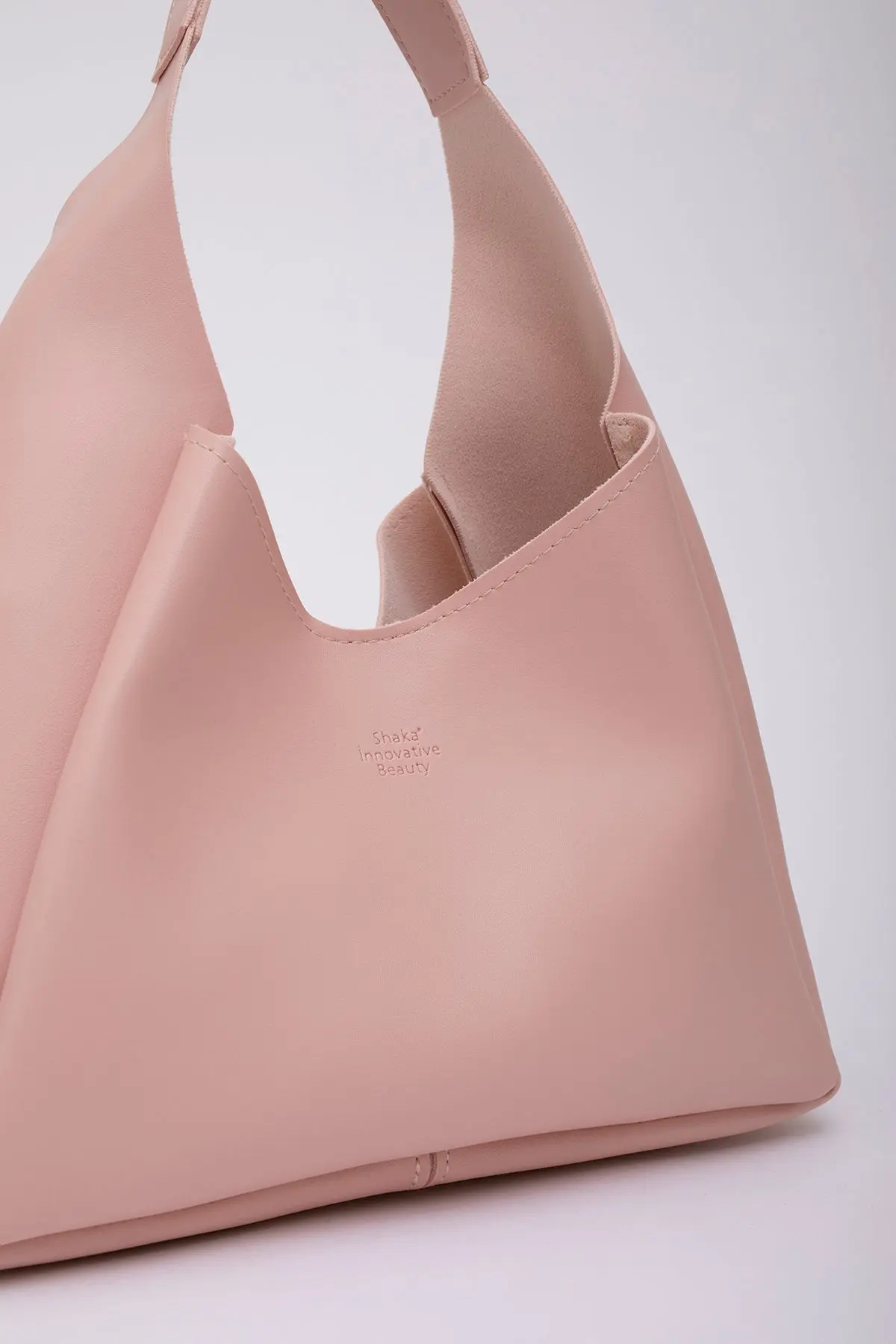 Pudra Shk19 Çıtçıt Kapatmalı Suni Deri Fermuarlı Makyaj Çantalı El Ve Omuz Çantası E:33 U:15 G:10 Cm