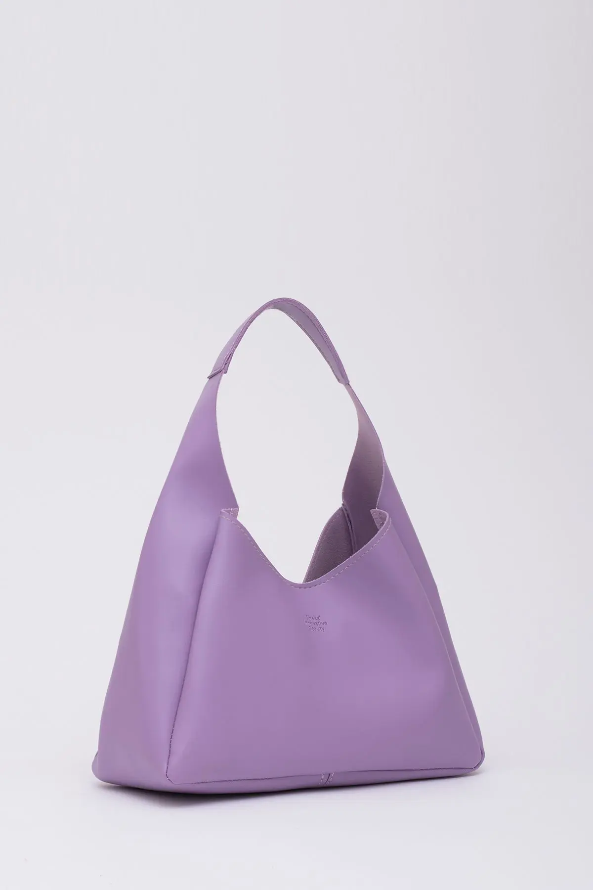 Lila Shk19 Çıtçıt Kapatmalı Suni Deri Fermuarlı Makyaj Çantalı El Ve Omuz Çantası E:33 U:15 G:10 Cm