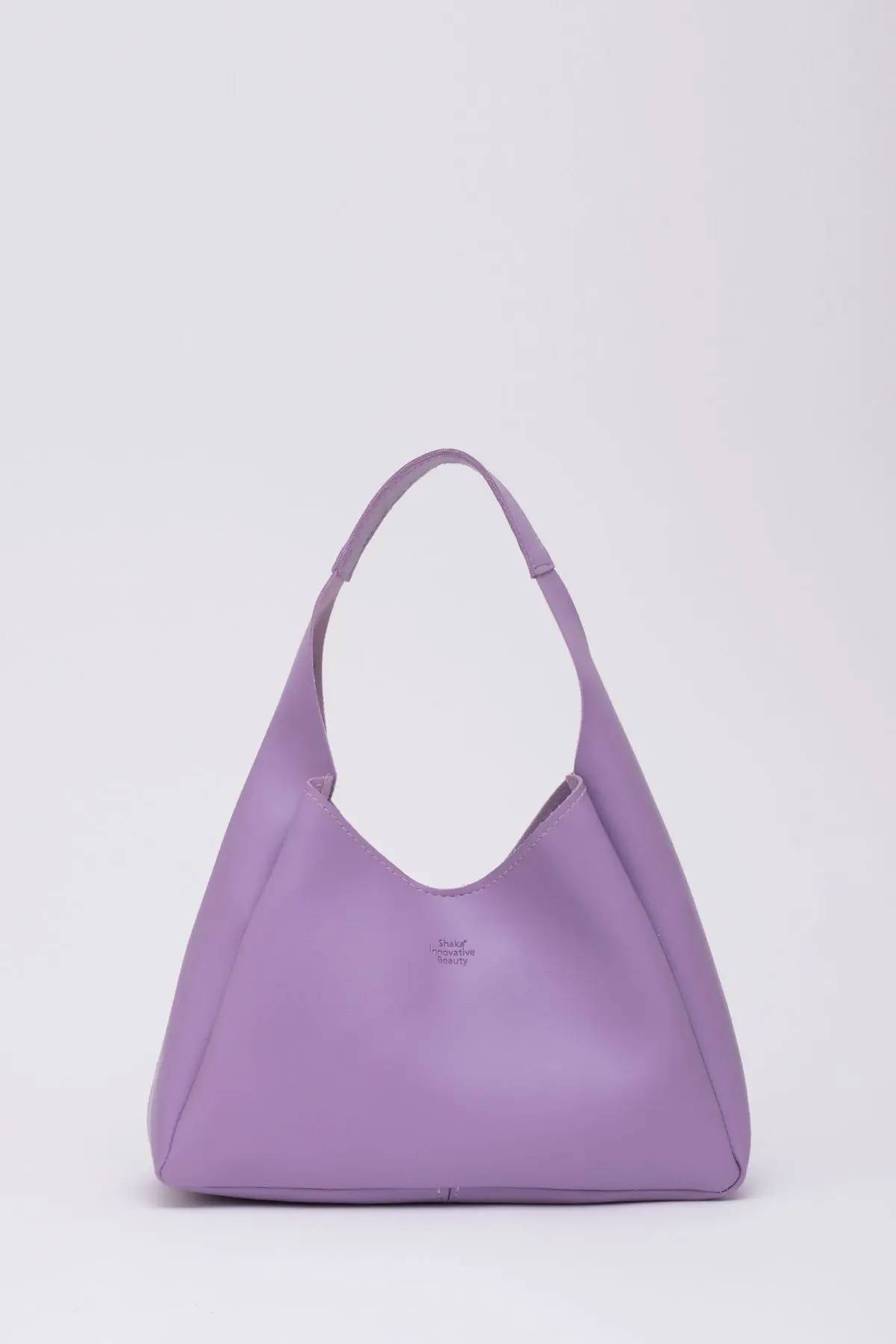 Shaka Lila Shk19 Çıtçıt Kapatmalı Suni Deri Fermuarlı Makyaj Çantalı El Ve Omuz Çantası E:33 U:15 G:10 Cm