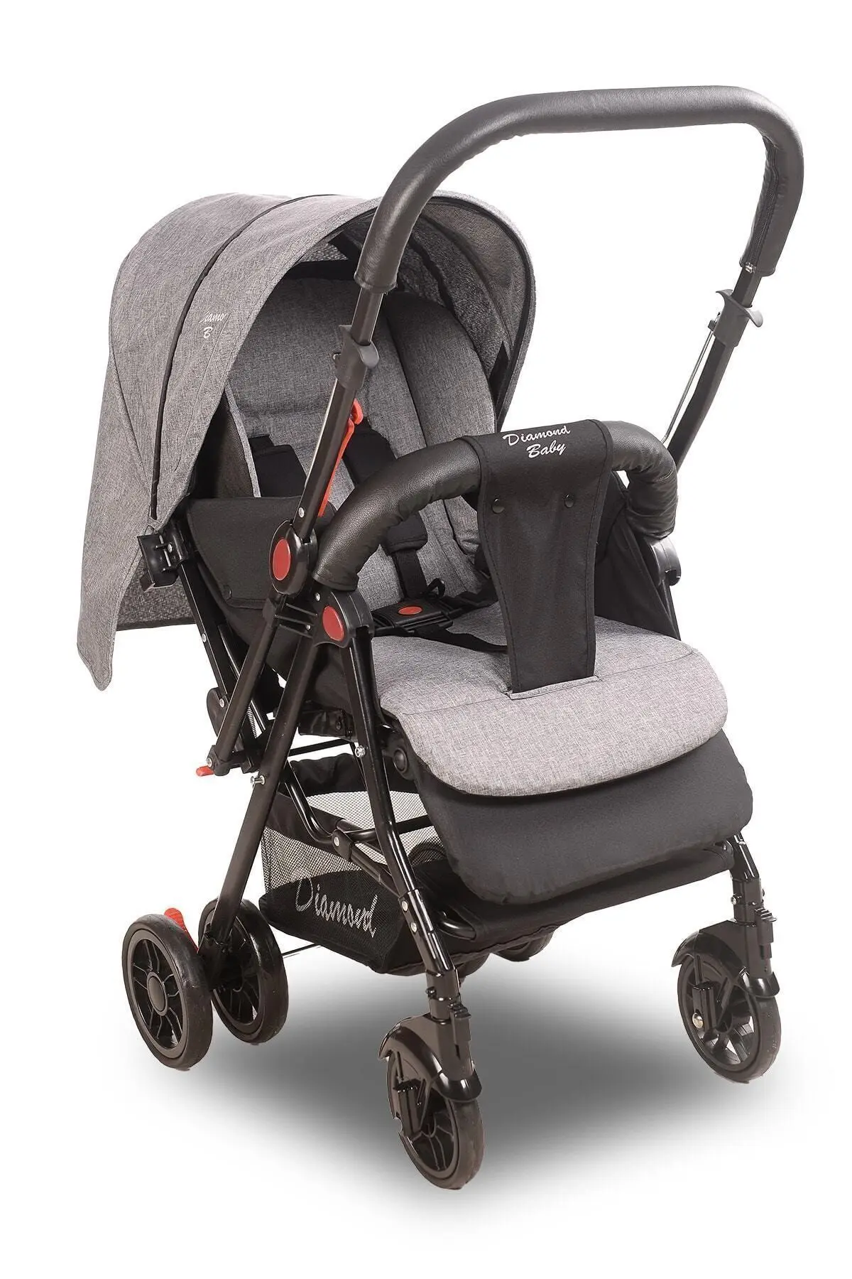 Gri Sapphire Çift Yönlü Bebek Arabası