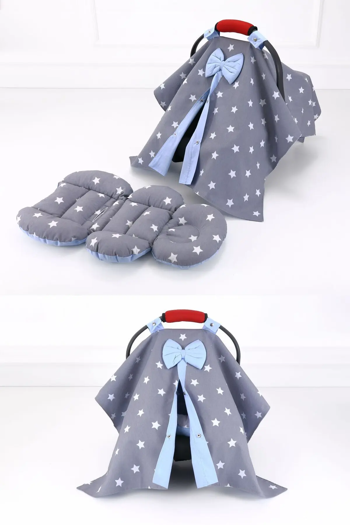 Puset Örtüsü Puset Minderi 2 Parça - Bel Destekli