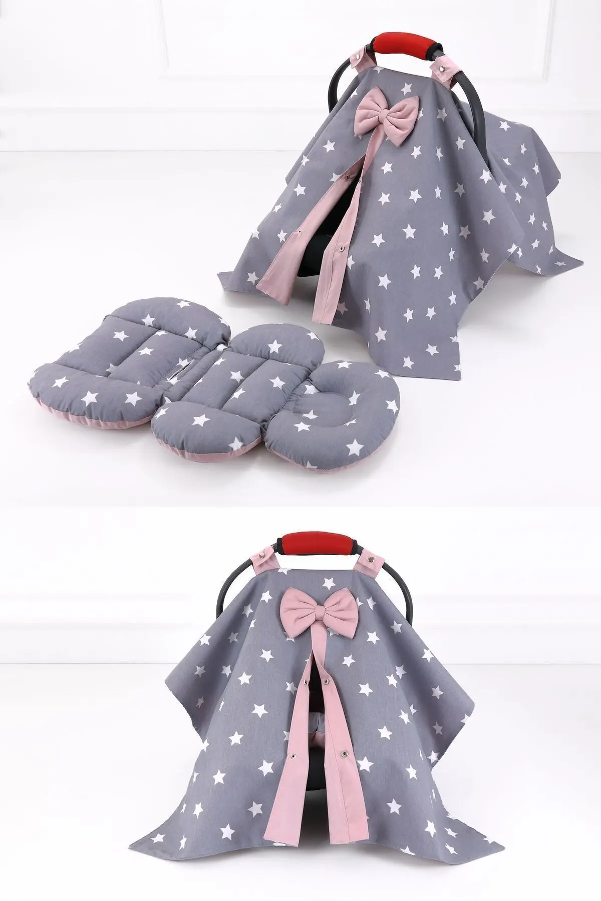 Puset Örtüsü Puset Minderi 2 Parça - Bel Destekli