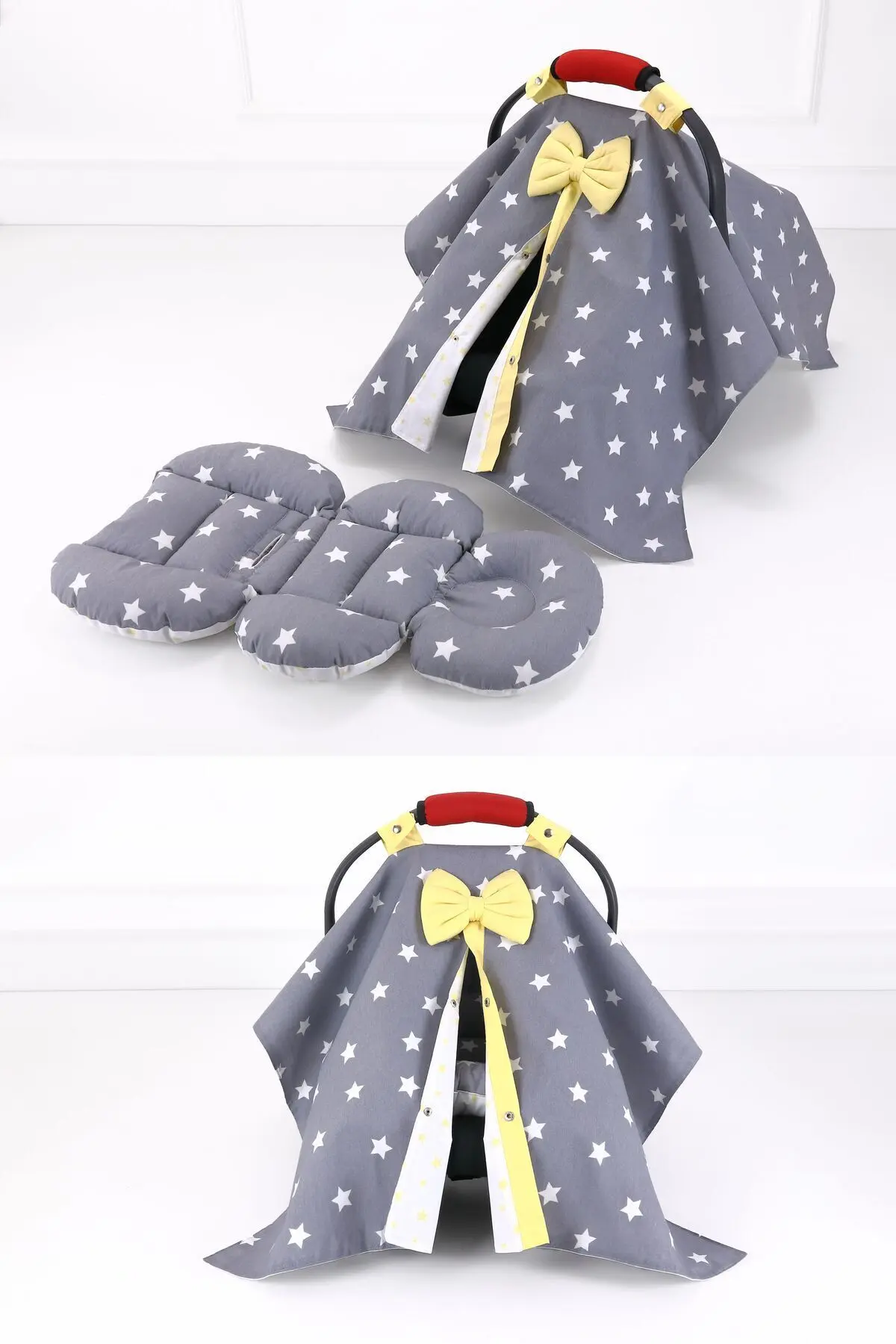 Puset Örtüsü Puset Minderi 2 Parça - Bel Destekli