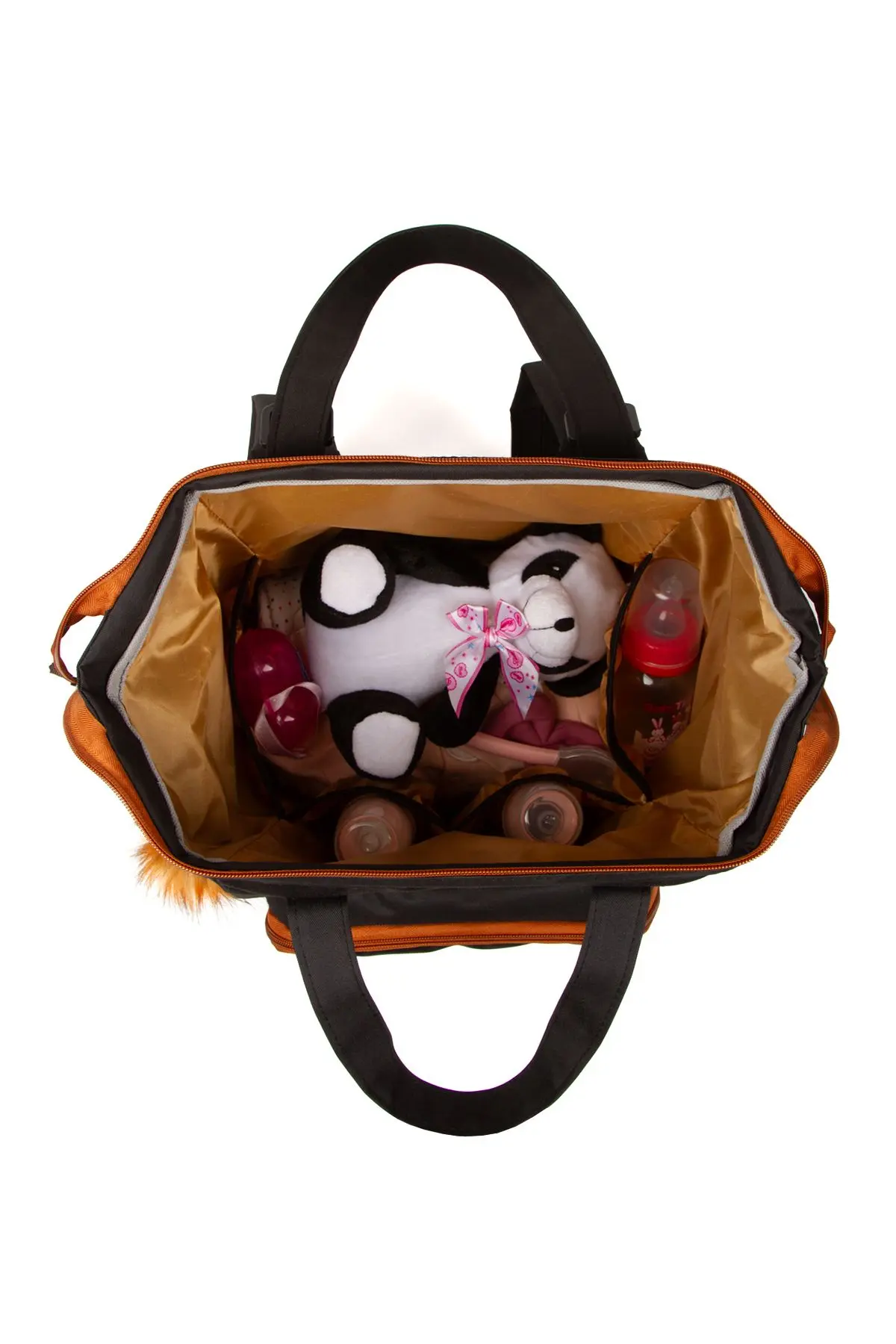 Anne Bebek Bakım Sırt Çantası Termal Biberonlu Ve Mommy Bag Anne Bebek Bakım Çantası Termal Biberon