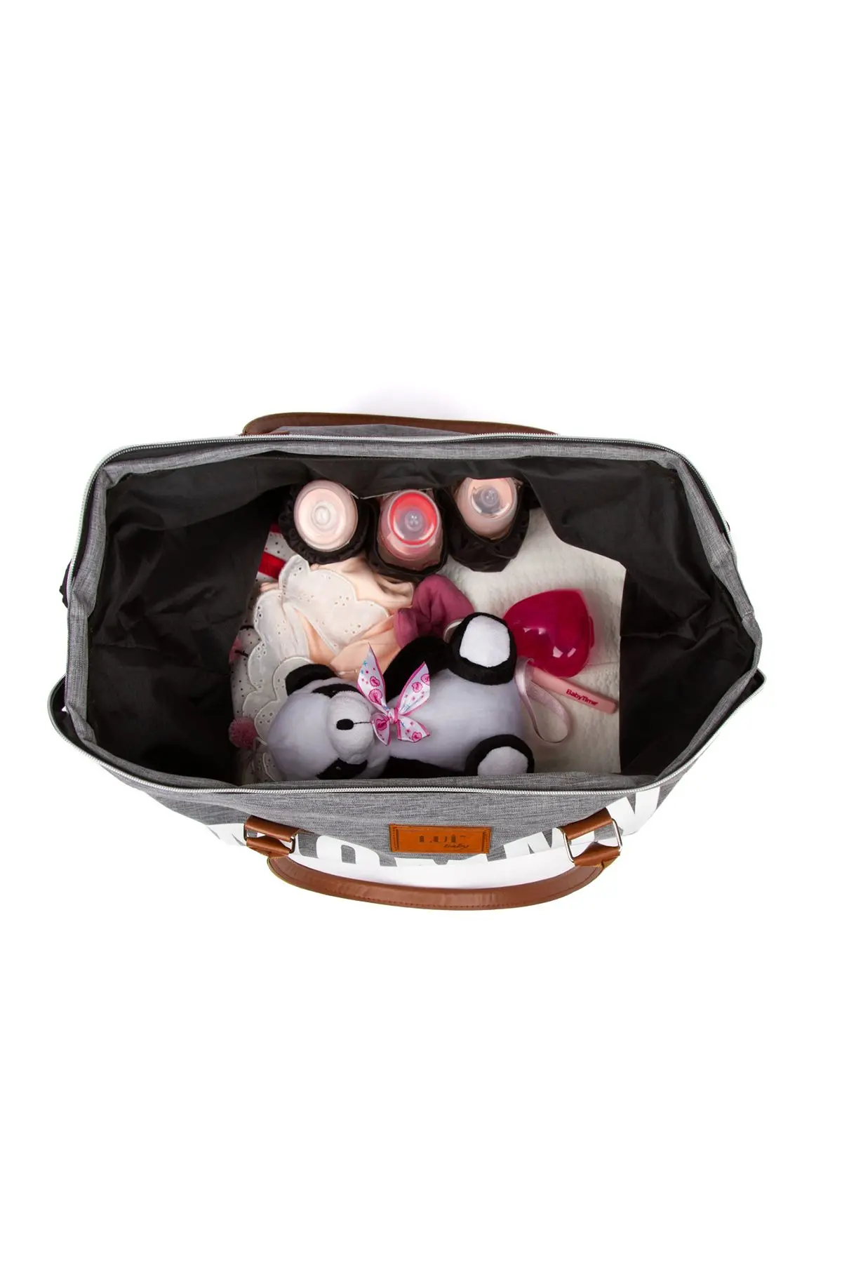 Anne Bebek Bakım Sırt Çantası Termal Biberonlu Ve Mommy Bag Anne Bebek Bakım Çantası Termal Biberon