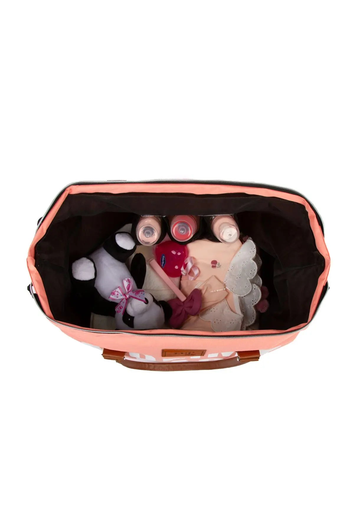 Anne Bebek Bakım Sırt Çantası Termal Biberonlu Ve Mommy Bag Anne Bebek Bakım Çantası Termal Biberon