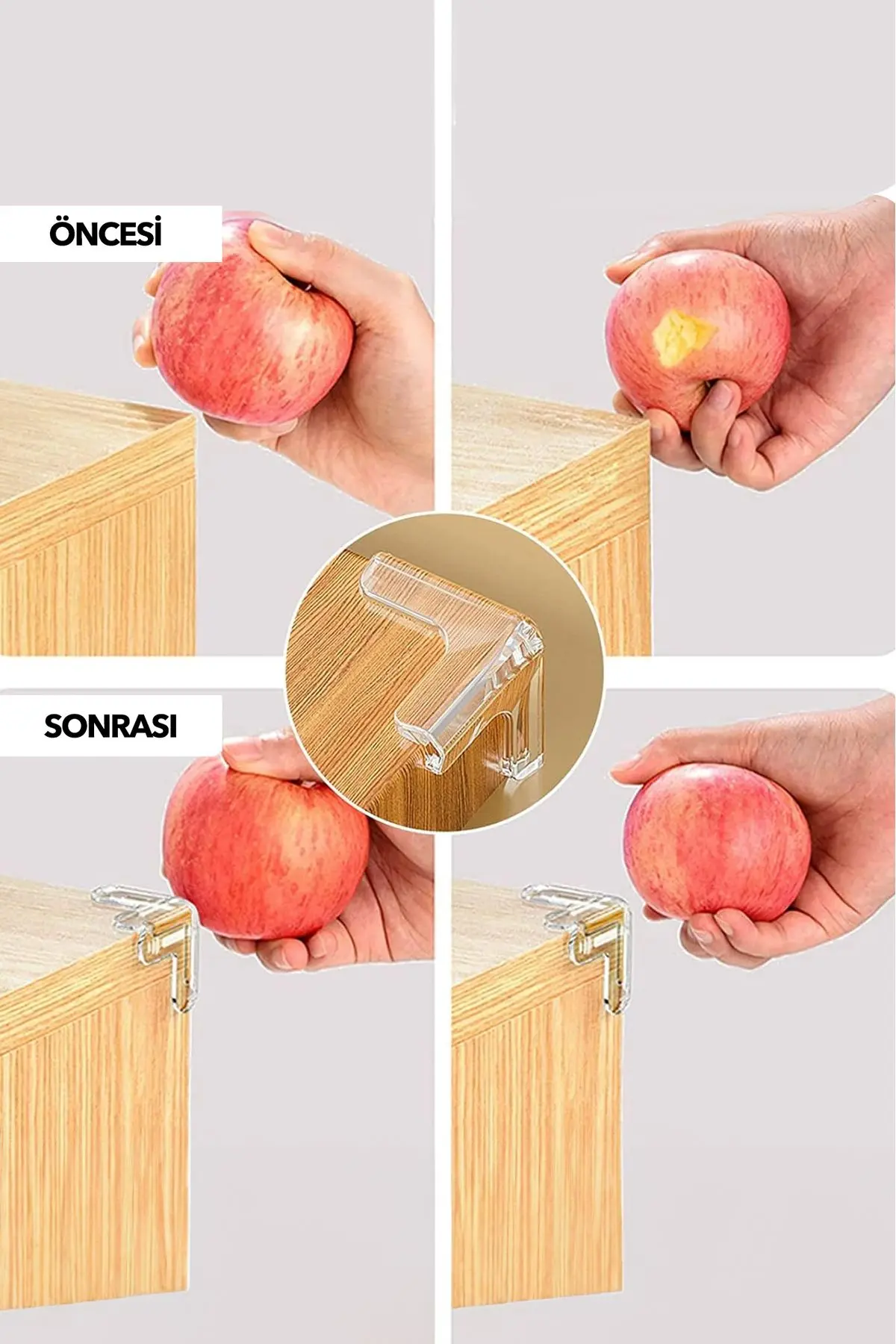 Erkek & Kız Bebek Odaları için Silikon Kenar Köşe Koruması Çocuk Odası Mobilyası Güvenlik Aksesuarı