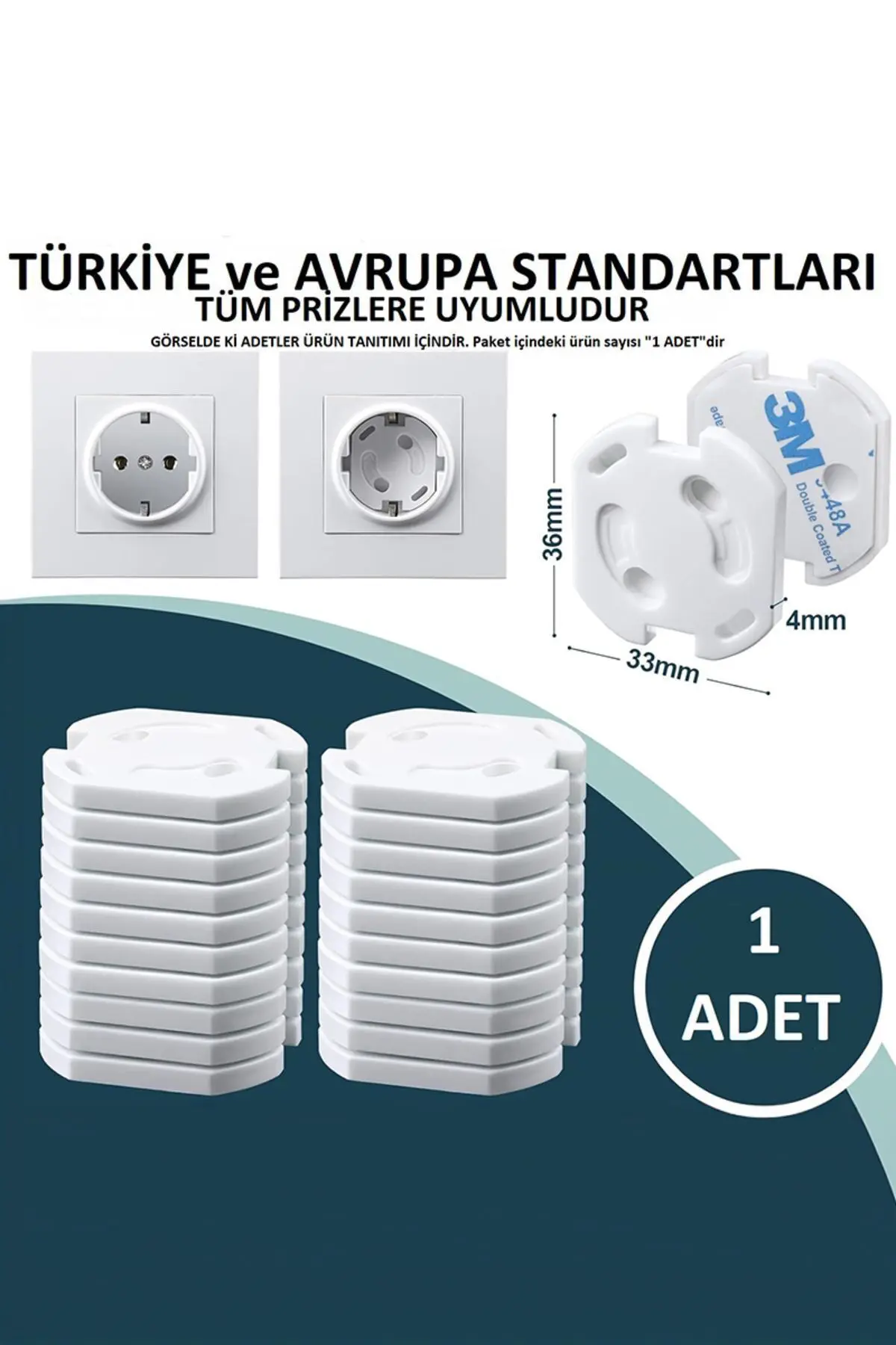 Otomatik Kapanır Bebek Priz Koruyucu Çocuk Güvenliği Ürünleri Elektrik Prizi Koruma Kapakları