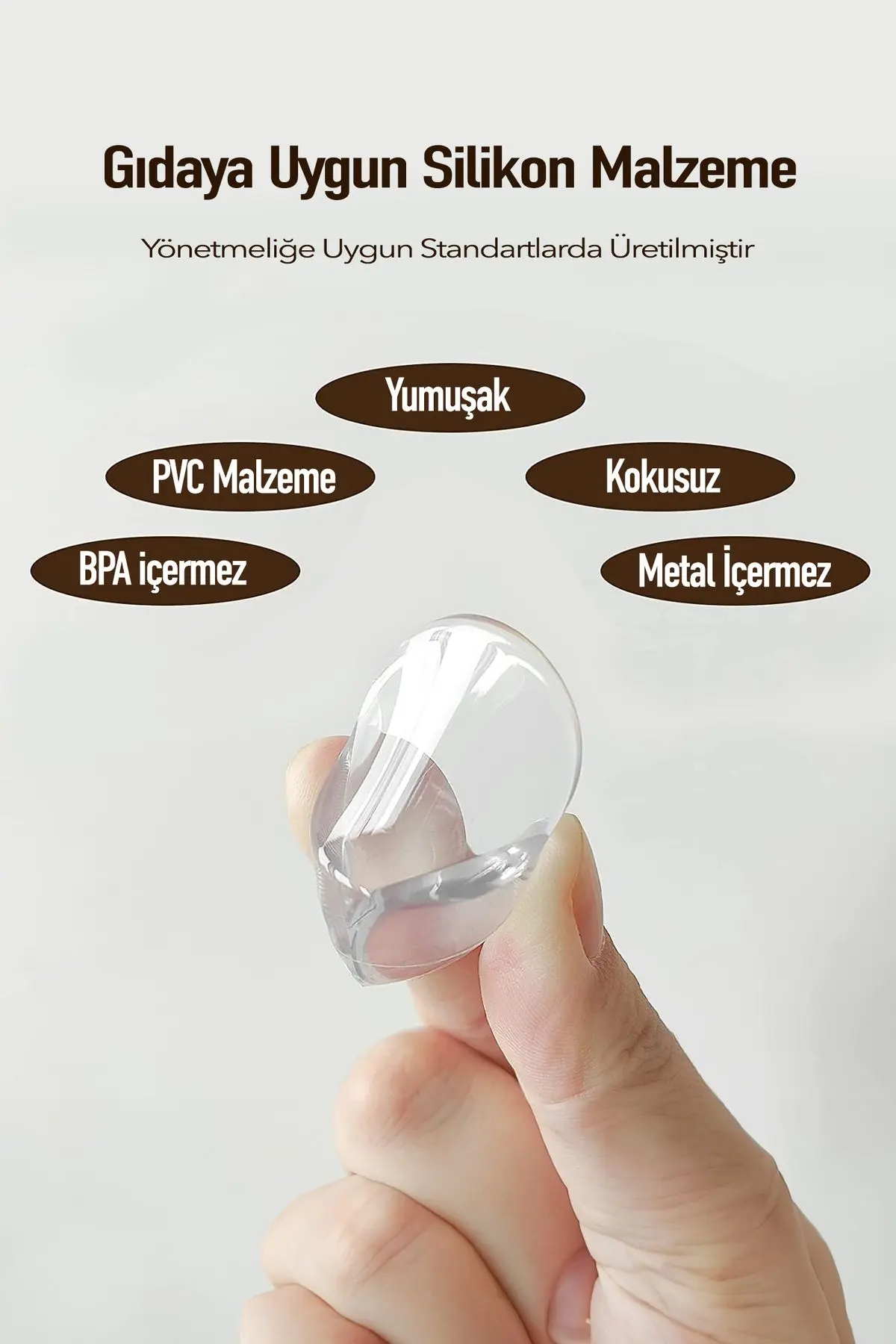 Köşe Koruyucu Bebek Güvenliği için Silikon Köşe Koruması Mobilya Keskin Masa Dolap Kenarları Koruma