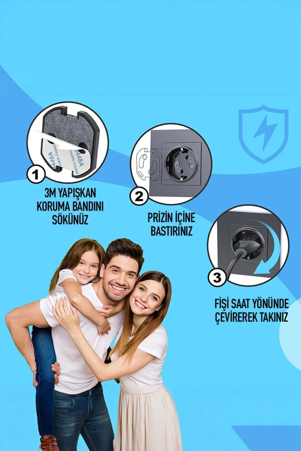 Otomatik Kapanan Bebek Priz Koruması Ev Için Çocuk Güvenlik Ürünleri Elektrik Prizi Koruma Kapağı