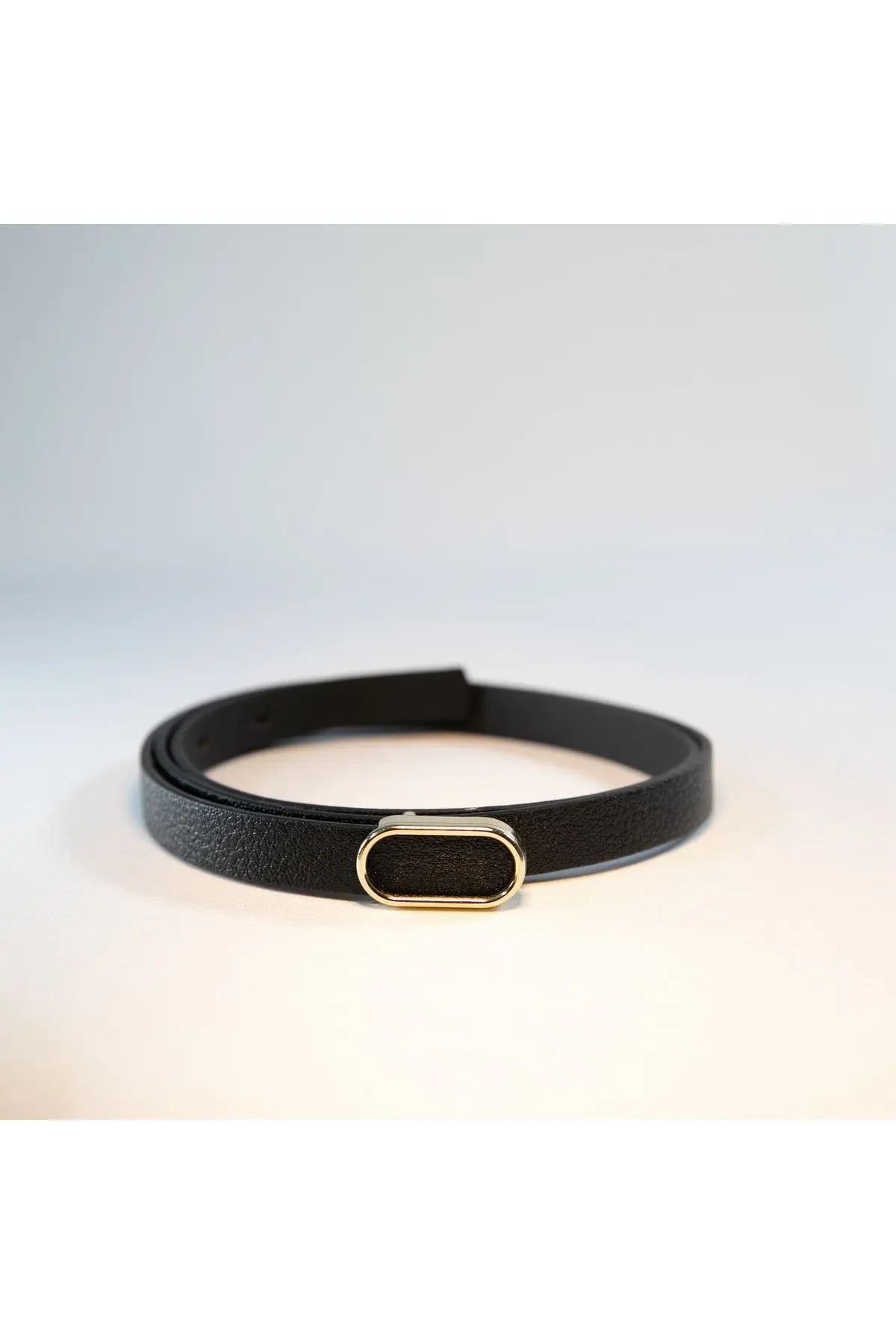 Ithal Oval Gold Tokalı Ince Kemer, Pantolon Kemeri, Gömlek Kemeri, Ceket Kemeri