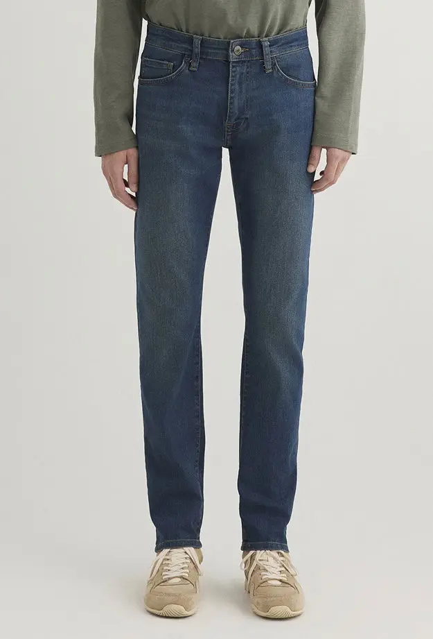 Mavi Marcus Gölgeli İndigo Mavisi Jean Pantolon 8835126869