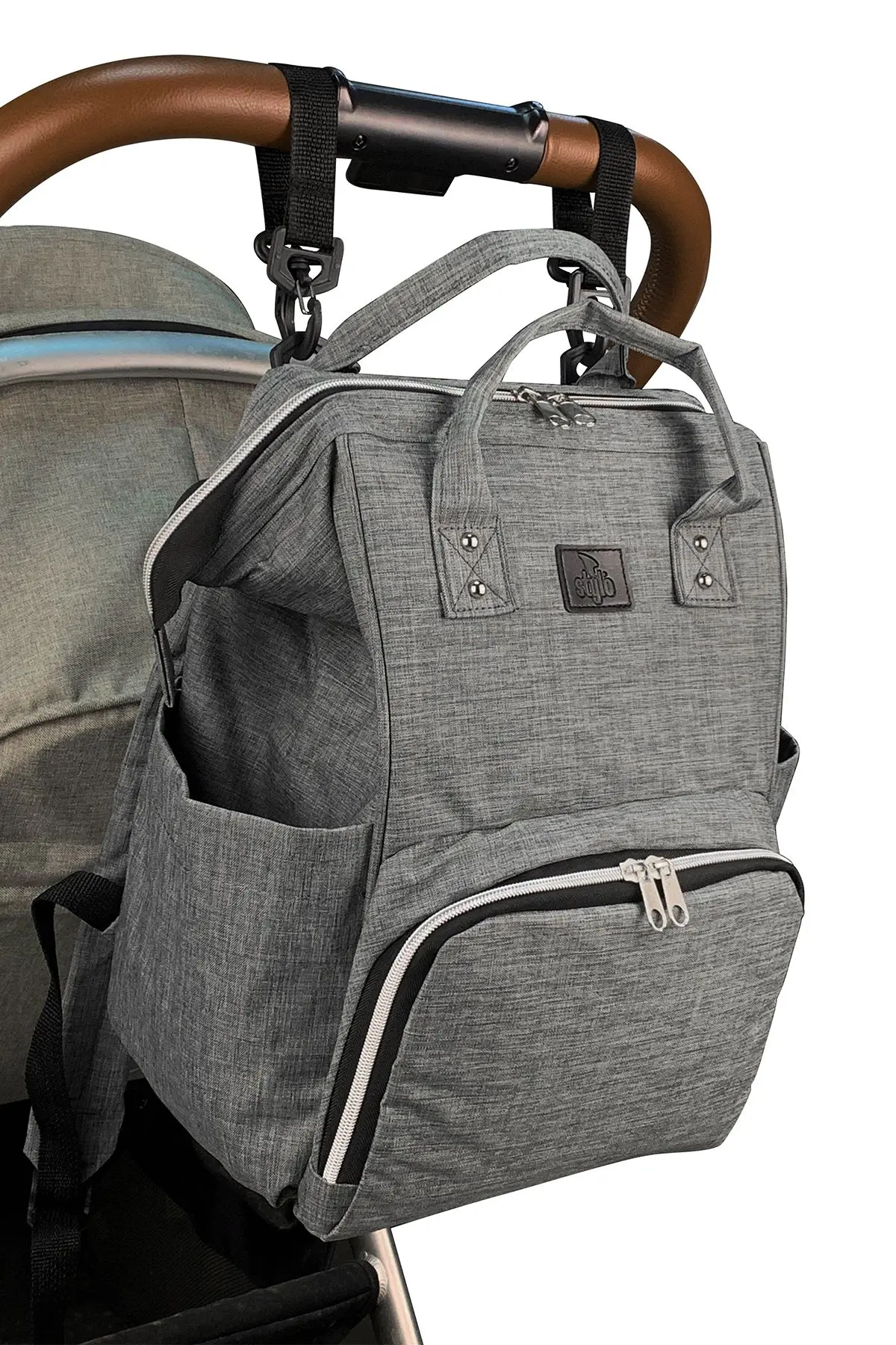 Paris Anne Bebek Çantası Gri