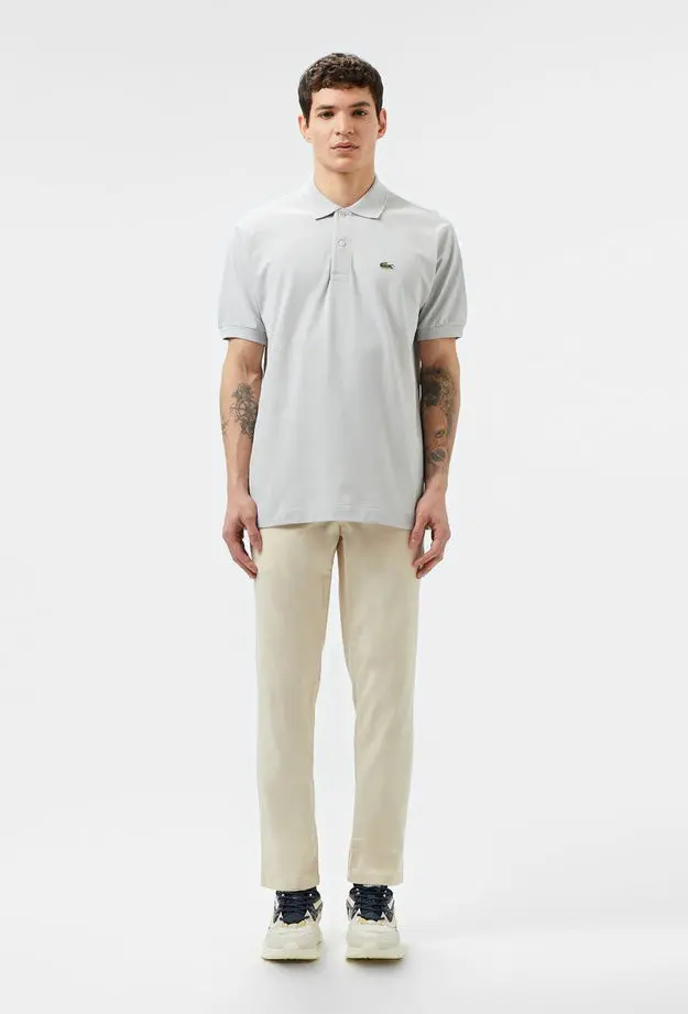 Lacoste L.12.12 Erkek Classic Fit Gri Polo