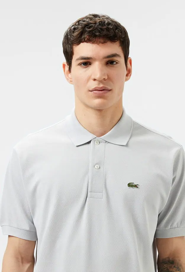 Lacoste L.12.12 Erkek Classic Fit Gri Polo