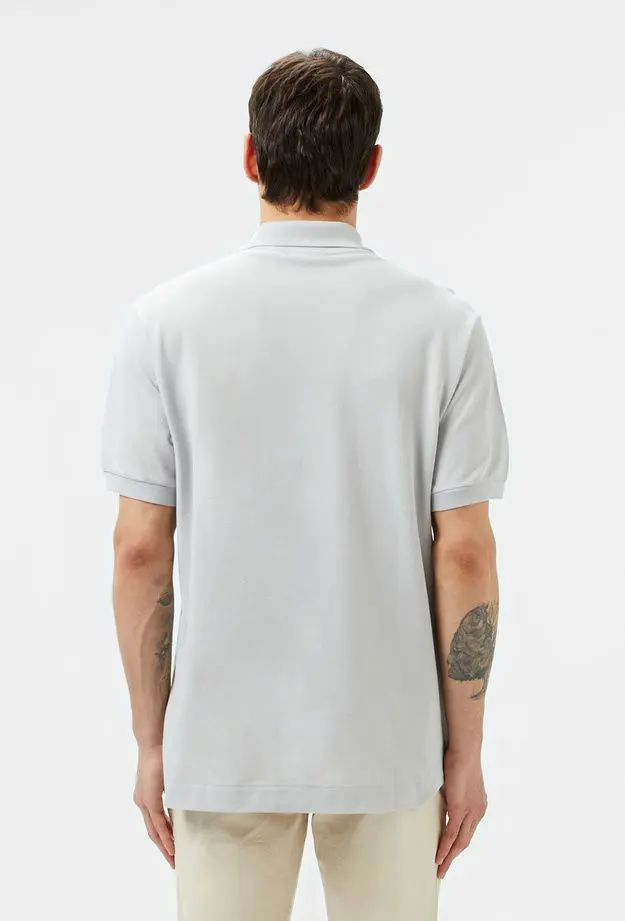 Lacoste L.12.12 Erkek Classic Fit Gri Polo