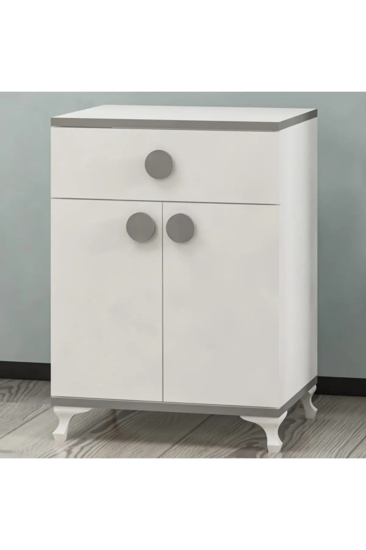 Elegant Yıldız 2 Kapaklı Bebek Odası Takımı - Yatak Ve Uyku Seti Kombinli-gri-mavi Uyku Seti