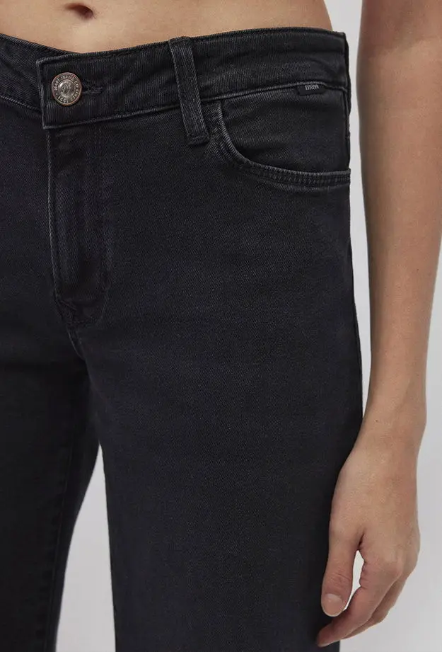 Mavi Deli Dolu Casual Vintage Gri Jean Pantolon 1010483050