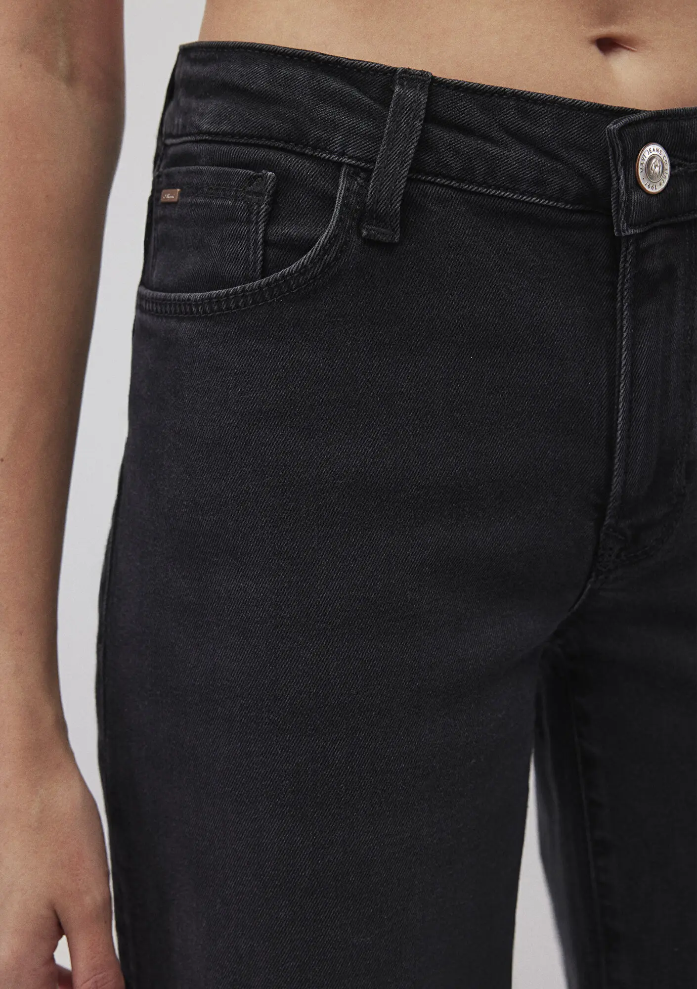 Mavi Deli Dolu Casual Vintage Gri Jean Pantolon 1010483050