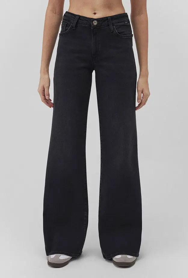 Mavi Deli Dolu Casual Vintage Gri Jean Pantolon 1010483050