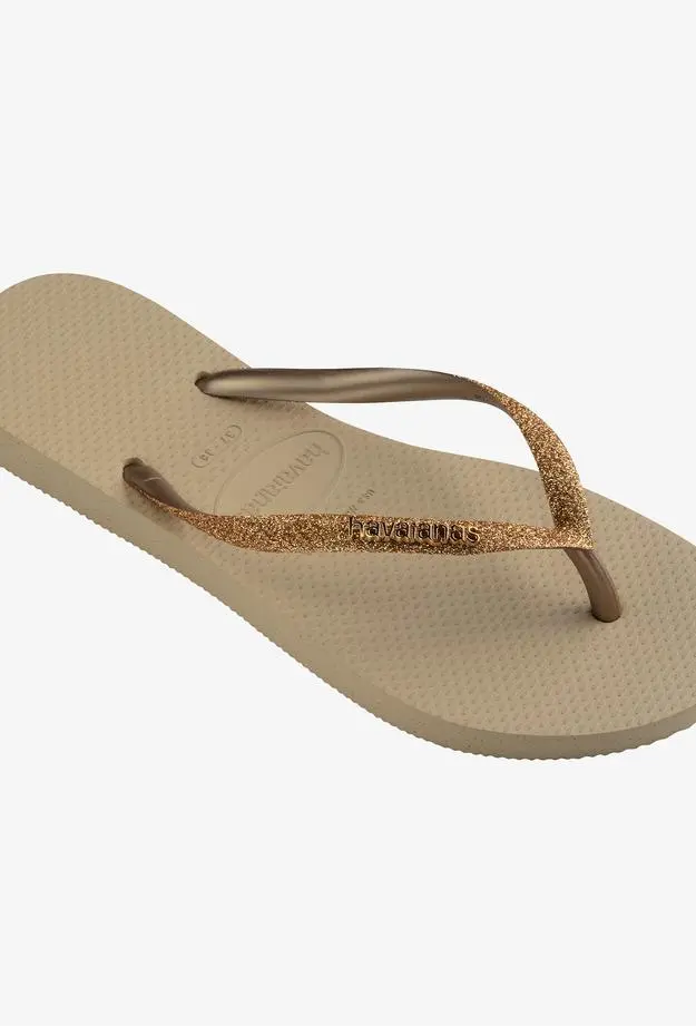 Havaianas Slim Glitter Kadın Altın Terlik
