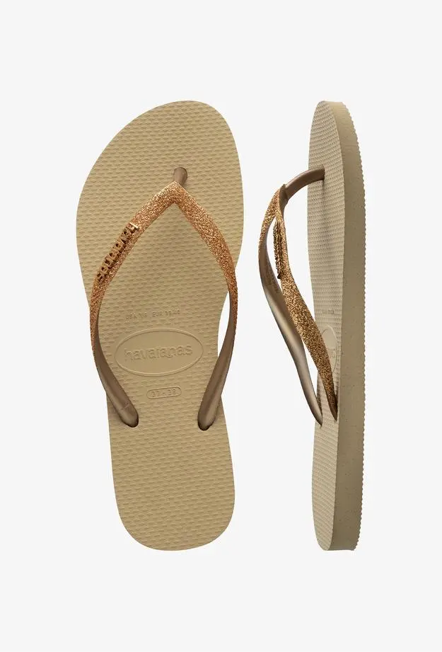 Havaianas Slim Glitter Kadın Altın Terlik