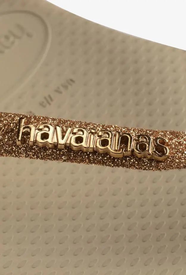 Havaianas Slim Glitter Kadın Altın Terlik